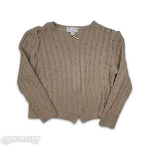 St John Collection by Marie Gray full Zip Up Cardigan S knit sweater